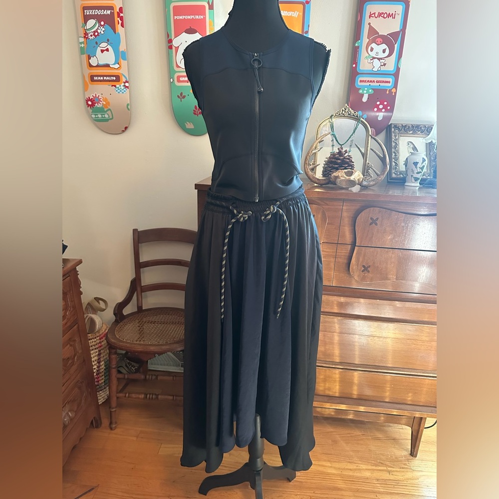 Lululemon lab ROKSANDA collab asymmetric knot rope skirt & crop top small (6) - Picture 4 of 12